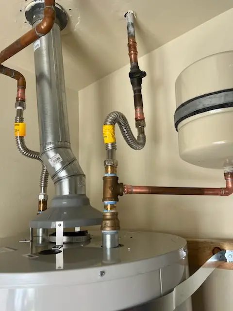 Water heater installation and plumbing repair in Kasota